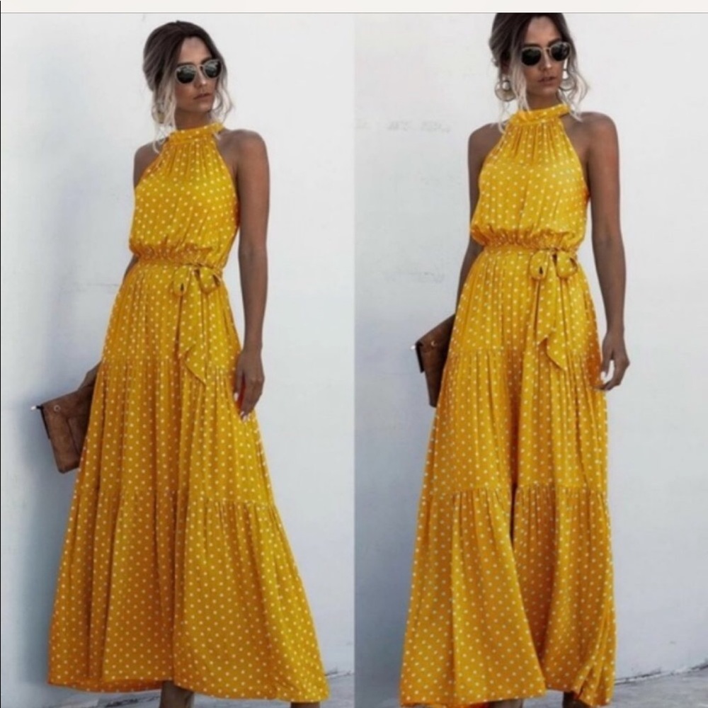 🔥POLKA DOT MAXI 💥 L